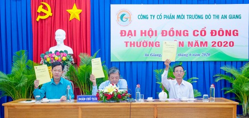 Đại hội đồng Cổ đông thường niên năm 2020 Công ty Cổ phần Môi trường đô thị An Giang