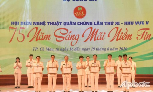 Hội diễn nghệ thuật quần chúng Công an nhân dân lần thứ XI năm 2020: Tiền Giang đoạt giải Ba toàn đoàn