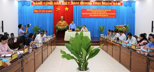 Đoàn kiểm tra Trung ương làm việc với Tỉnh ủy về quy chế công tác dân vận
