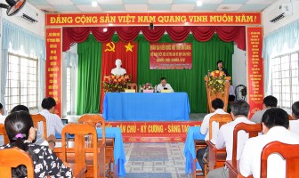 Đoàn đại biểu Quốc hội tiếp xúc cử tri huyện Châu Thành