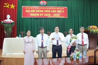 Đồng chí Nguyễn Thanh Xuân tái đắc cử Bí thư Đảng ủy Công ty Cổ phần Xuất nhập khẩu nông sản thực phẩm An Giang