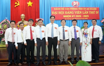 Đồng chí Nguyễn Hồng Đức tái đắc cử Bí thư Đảng ủy Văn phòng Tỉnh ủy An Giang nhiệm kỳ 2020-2025