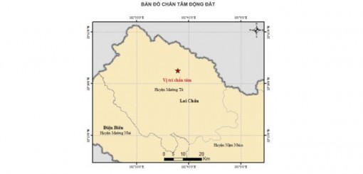 Lại xảy ra động đất ở Lai Châu, trận thứ 5 trong tháng 6
