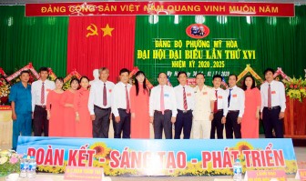 Đồng chí Phạm Vĩnh Thạo giữ chức Bí thư Đảng ủy phường Mỹ Hòa lần thứ XVI (nhiệm kỳ 2020 – 2025)