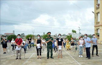 Dịch COVID-19: 114 công dân hết thời hạn cách ly tập trung tại Nam Định trở về địa phương