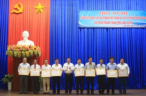 Hoàn thành giải phóng mặt bằng dự án tuyến nối Quốc lộ 91 và tuyến tránh TP. Long Xuyên