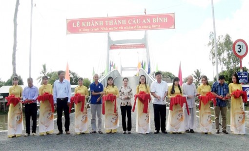 Châu Thành khánh thành cầu An Bình