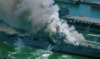 Mỹ: Hỏa hoạn tại căn cứ hải quân khiến một số thủy thủ bị thương