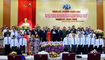 Bế mạc Đại hội đại biểu Đảng bộ huyện Châu Phú (nhiệm kỳ 2020 – 2025)