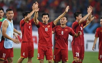 Đội tuyển Việt Nam duy trì vị trí 94 trên bảng xếp hạng FIFA