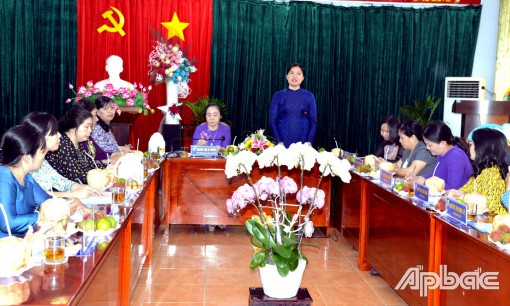Chủ tịch Hội Liên hiệp Phụ nữ Việt Nam thăm và làm việc tại Tiền Giang