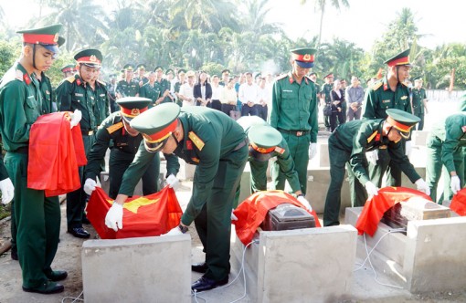 Bến Tre: Tiếp tục tìm kiếm, quy tập hài cốt liệt sĩ
