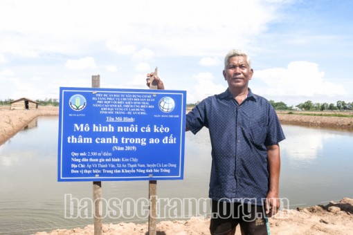 Nuôi cá kèo ở vùng đất cù lao cho thu nhập tốt