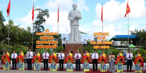 Sóc Trăng: Khánh thành tượng đài Giáo sư Bác sĩ Nông học Lương Định Của