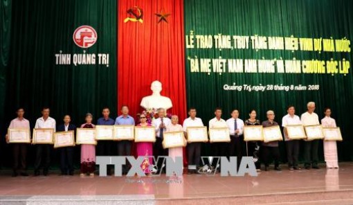 Sẽ tổ chức gặp mặt tri ân 300 bà mẹ Việt Nam Anh hùng dịp 27-7