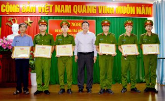 Công an huyện Châu Thành điều tra, khám phá 100% vụ phạm pháp hình sự