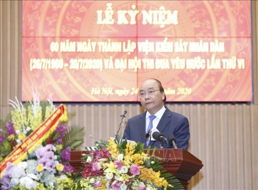 Thủ tướng: Ngành Kiểm sát cần nâng cao bản lĩnh trong đấu tranh phòng, chống tham nhũng