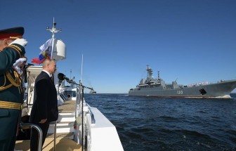 Hơn 250 tàu chiến, tàu ngầm tham gia kỷ niệm Ngày Hải quân Nga