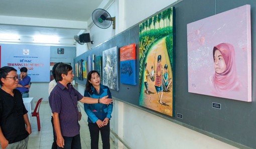 Bế mạc và triển lãm Trại sáng tác mỹ thuật An Giang năm 2020