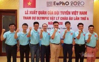 Việt Nam giành huy chương Vàng Olympic Vật lý châu Âu