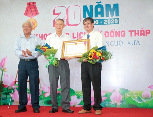 Họp mặt kỷ niệm 20 năm thành lập Hội Khoa học Lịch sử tỉnh Đồng Tháp