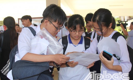 Tiền Giang công bố điểm thi tuyển sinh vào lớp 10