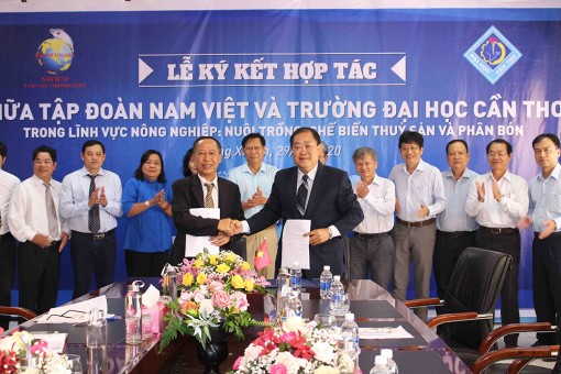 Nam Việt ký kết hợp đồng, hợp tác chiến lược, toàn diện với Trường Đại học Cần Thơ
