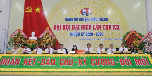 Châu Thành đổi mới sáng tạo, xây dựng Đảng bộ trong sạch vững mạnh