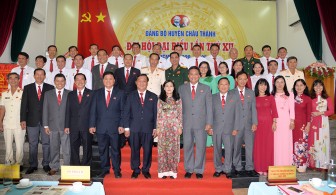 Đại hội đại biểu Đảng bộ huyện Châu Thành lần thứ XII (nhiệm kỳ 2020-2025) thành công tốt đẹp