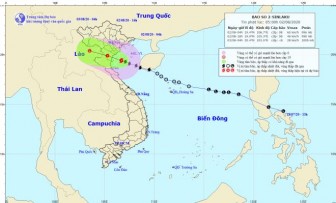Bão số 2 giật cấp 10 tiến vào đất liền các tỉnh Thái Bình - Nghệ An