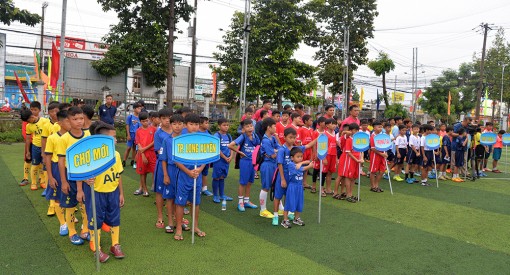 Khai mạc Giải bóng đá học sinh tiểu học tỉnh năm 2020