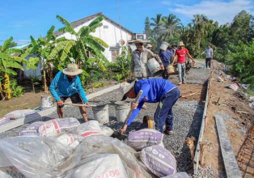 Hậu Giang: Tăng tốc trên các công trình