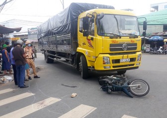 Tạm giữ phương tiện gây tai nạn giao thông chết người khu vực đường Lý Thái Tổ - Lương Thế Vinh