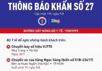 Thông báo khẩn tìm người trên chuyến bay VJ770 Nha Trang - Hà Nội