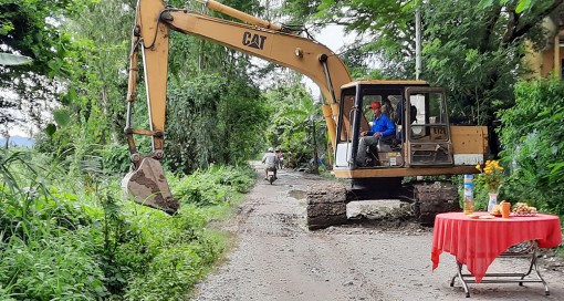Trên 4,7 tỷ đồng thực hiện láng nhựa lộ giao thông nông thôn xã Mỹ Đức