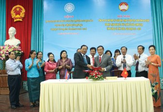 An Giang tăng cường hợp tác với 2 tỉnh Takeo, Kandal (Campuchia)