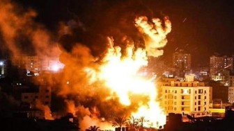 Israel tấn công hàng loạt mục tiêu của phong trào Hamas