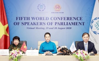 Hội nghị các Chủ tịch Quốc hội: Nỗ lực gấp đôi để chống COVID-19