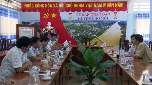 Trung tâm Xúc tiến Thương mại và Đầu tư An Giang làm việc với huyện Chợ Mới