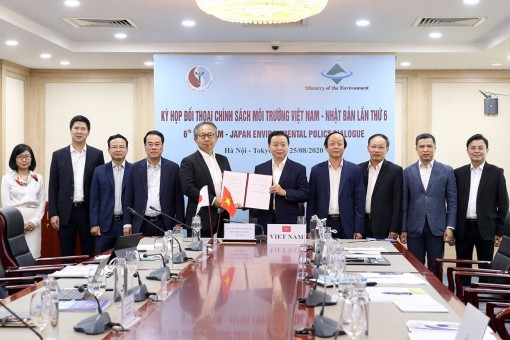 Việt Nam-Nhật Bản ký gia hạn Bản ghi nhớ hợp tác về môi trường