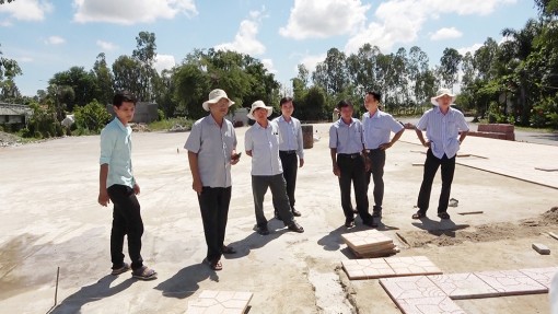 Đẩy nhanh tiến độ xây dựng công viên Lạc Quới