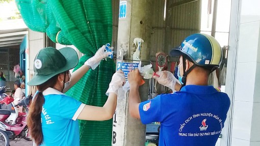Ra quân thực hiện các hoạt động “Tuổi trẻ Châu Thành xây dựng đô thị văn minh” năm 2020