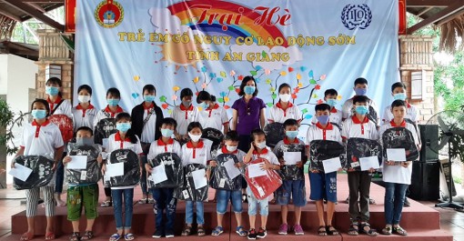 Trại hè dành cho trẻ em có nguy cơ lao động sớm tỉnh An Giang năm 2020