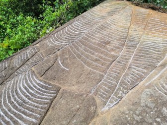 Phát hiện 'siêu phẩm' ruộng bậc thang khắc trên đá cổ ở Mù Cang Chải