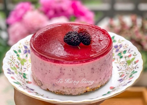 Bí quyết làm bánh cheesecake dâu tằm mát lạnh