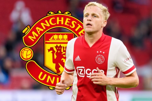 Hé lộ mức lương của Van de Beek tại Man United