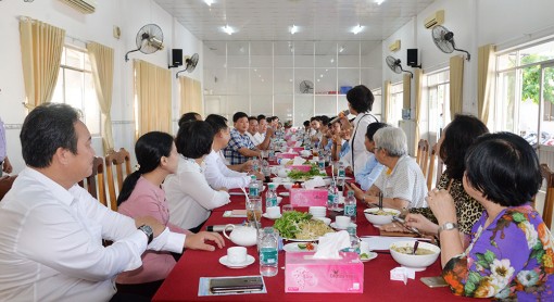 Lãnh đạo huyện Châu Thành giao lưu các doanh nghiệp