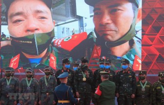 Vỡ òa cảm xúc khi Xe tăng hành tiến Việt Nam giành giải tại Army Games 2020