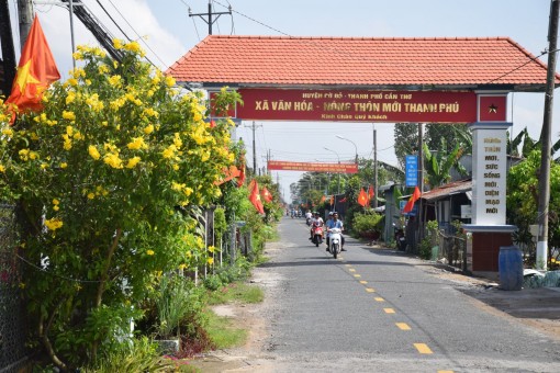 Công nhận huyện Cờ Đỏ đạt chuẩn nông thôn mới