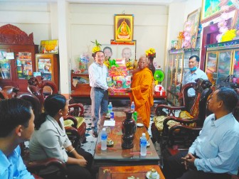 Tịnh Biên: thăm, chúc Tết Dolta năm 2020 các chùa Khmer trên địa bàn
